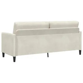 vidaXL Sofa mit Stauraum Creme 192 x 78 x 87 cm Polyester