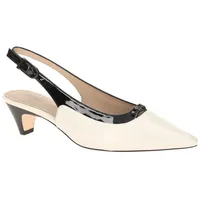 Peter Kaiser Pumps in Schwarz/Beige | Gr.: 38,5