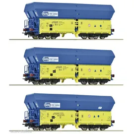 Roco 3-tlg. Set Selbstentladewagen 6600136 H0