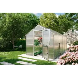 KGT Gewächshaus »Iris«, 10 m2, silberfarben