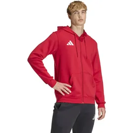 adidas Entrada 26 Reißverschlusspullover - Team Power red 2-white (AEPU) XS