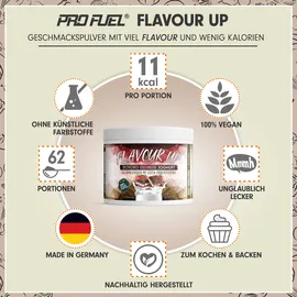 ProFuel Flavour Up Geschmackspulver, 250 g Dose, Schoko Erdbeer Joghurt