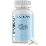 Biotanicals - Magnesium Kapseln (120 Stück) - aus Sango Meereskoralle - Pflanzliches Magnesium aus der Sango Koralle. Optimales Calcium Magnesium Verhältnis (2:1), aus naturbelassener Quelle