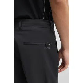 Boss Green Shorts BOSS GREEN "S Speedflex", Herren, Gr. 54, N-Gr, schwarz (schwarz001), Web, Obermaterial: 100% Elastomultiester, unifarben, regular fit knielang, Hosen Shorts, in klassischer Form Jogpants Sweatpants Stretchhose