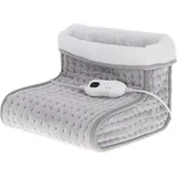 Adler AD 7432 Fußwärmer mit 4 Temperaturstufen 100W Leistung, ferngesteuert, automatische Abschaltung grau-weiß