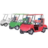 Fascinations Metal Earth Golf Cart Set Auto-Modellsatz Montagesatz