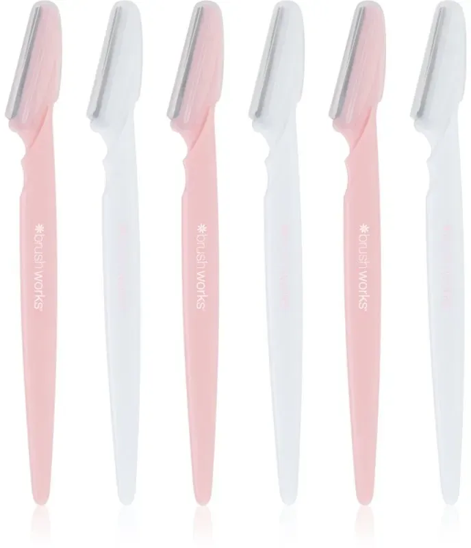 Brushworks Angled Dermaplaners Rasierer für das Gesicht