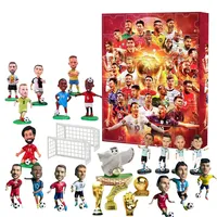 Fußball-Adventskalender, 24 Tage, für die Vorweihnachtszeit, enthält 24 Spielzeuge für Fußball-Fans