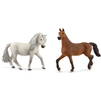 SCHLEICH 13942 Spielfigur -Islandpony Stute Horse Club Mehrfarbig & 13945 Spielfigur -Oldenburger Stute Horse Club, Mehrfarbig