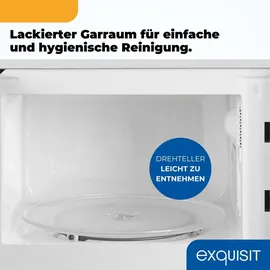 Exquisit MW802 silber
