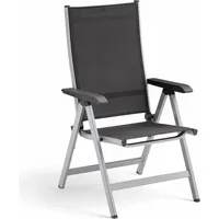 Kettler BasicPlus Multipositionssessel 61 x 65 x 109 cm silber/anthrazit klappbar