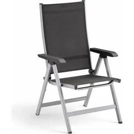 Kettler BasicPlus Multipositionssessel 61 x 65 x 109 cm silber/anthrazit klappbar