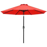 luxuskollektion Gartenschirm 270 x 270 cm Rot