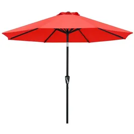 luxuskollektion Gartenschirm 270 x 270 cm Rot