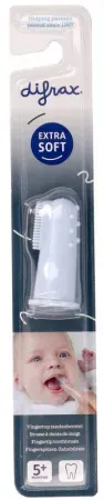 Difrax Silikon Fingerzahnbürste Assortiert 1 Stück