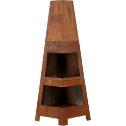 Feuerstelle Bastian ca. 50x150x50 cm Dunkelorange