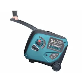 Könner & Söhnen 5106 - Gas- und Benzin-Inverter-Stromgenerator KS 4000iEG S - Schwarz/Blau