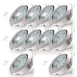 B.K.Licht Einbaustrahler 10er Pack 10-02-10-S
