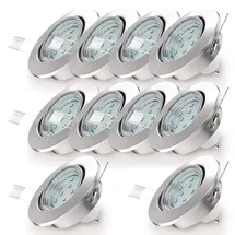 B.K.Licht Einbaustrahler 10er Pack 10-02-10-S