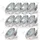 B.K.Licht Einbaustrahler 10er Pack 10-02-10-S