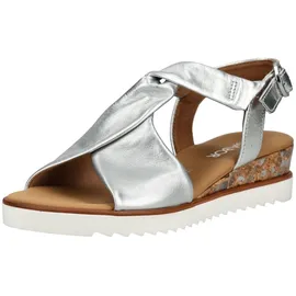 Gabor Riemchensandale Damen Silber 39