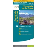 IGN Frankreich Traversée de la Corse GR20 1:50 000: Grande Randonnée 20 Korsika (TOP ITINERANCE, Band 89027)
