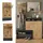 Vicco Wandgarderobe Selena Eiche Anthrazit 44 x 83 cm