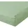 BettwarenShop Spannbettlaken Baumwolle-Jersey-Elasthan 120 x 200 - 130 x 220 cm grün