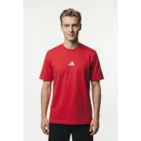 adidas ESSENTIALS SMALL LOGO SINGLE JERSEY rot XXL