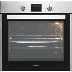 Backofen autark Einbau Edelstahl Herd Grill Heißluft Timer Ofen 60 L Respekta
