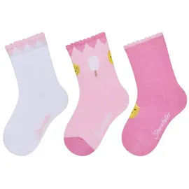 Sterntaler Socken 3er-Pack Eis am Stiel in weiß | Gr.: 18