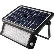 LED's light Solarleuchte schwarz 10W 1080 lm inkl. Bewegungsmelder IP65