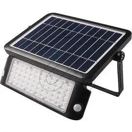 LED's light Solarleuchte schwarz 10W 1080 lm inkl. Bewegungsmelder IP65