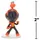 Pokémon Knarbon mit Premierball 5 cm