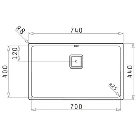 PYRAMIS LUME (70X40) 1B Unterbau