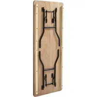 Oviala Klappbarer Holztisch 200cm 10 Plätze