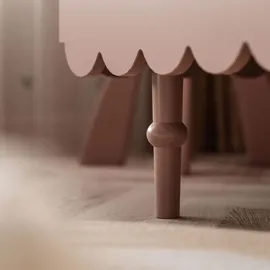 lookway Kinderbett BABUSHKA 90 x 200 cm Holz lackiert rosa