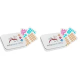 Moskinto 42 Mückenpflaster, Mückenstich, Mücken, Alternative zum Hitzestift, für Kinder und Erwachsene, Stechmücken, Stichheiler, Juckreiz, Family Box (Packung mit 2)