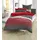 Polycotton recycelt rot 135 x 200 cm + 80 x 80 cm
