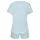 VIVANCE Shorty Pyjama-Shorts Blau/Weiß 32/34