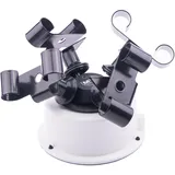 MTE Bewegungstechnik Uhrenbeweger (WTS 4 Weiß) bis zu 4 Uhren – Elektronisch gesteuerte Rotation und Pausen – Uhrenbeweger für Automatikuhren – leiser Watch Winder – Made in Germany