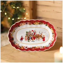 Villeroy & Boch Toy's Fantasy Schale oval Groß, Santa und Kinder