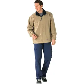 Planam Stream Fleecejacke Camel/Marine 3XL