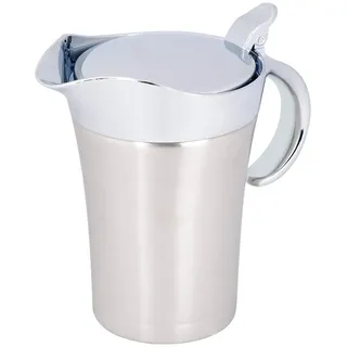 Sauciere Thermo, Edelstahl Soßenkanne Isolierter Saucenbehälter Doppelwandige Isolierte Sauciere Topf Saucenbecher Soßenschüssel mit Deckel, für Abendessen Partys Saft