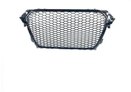 Kühlergrill ohne Emblem für Audi A4 B8 (2011–2014) - RS‐Look - mit Chromrahmen