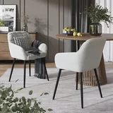 Vicco Esszimmerstuhl Relio Polyester beige 2er Set