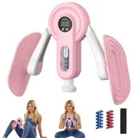 MERACH Thigh Master Oberschenkeltrainer – Beintrainer mit Zähler 400 N 600 N Widerstand 360° Verstellbar, Beckenbodentrainer für Männer und Frau Beckenbodentrainer Fitnessgeräte für Zuhause