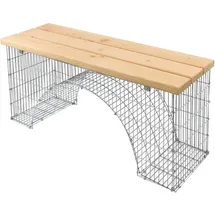 Bellissa Sitzbank Bogengabione 125 x 45 x 54 cm