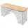 Bellissa Sitzbank Bogengabione 125 x 45 x 54 cm