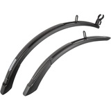 M-Wave MUD MAX F+R ADJ S Schutzblech-Set 20"-24", Schwarz